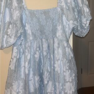 Light Blue Floral dress by Easel